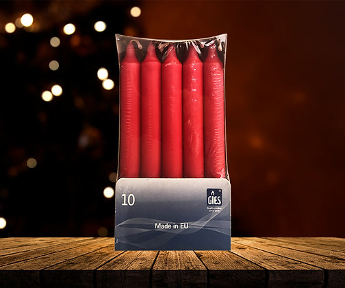 Conjunto de Velas Vermelhas