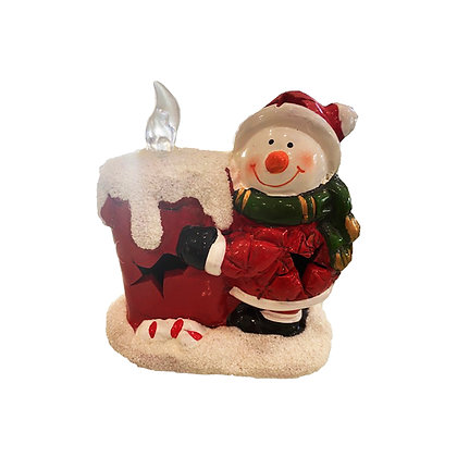 Boneco de Neve com Luz