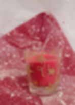 Vela Perfumada com detalhes de Natal