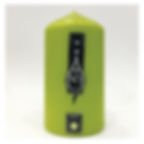 58X120mm scented colored pillars with apple scent (10 pcs)