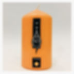 58X120mm Scented Colored Pillars with Orange Scent (10 pcs)