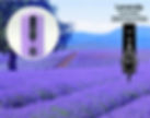 Colorful Scented Pillars 58X120mm with Lavender Scent (10 pcs)